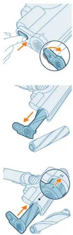 PHILIPS 7000 Series Aqua XC7163 - Using the Delicate Floor brush - 1