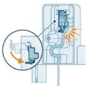 PHILIPS 7000 Series Aqua XC7163 - Installing the wall mount - 3