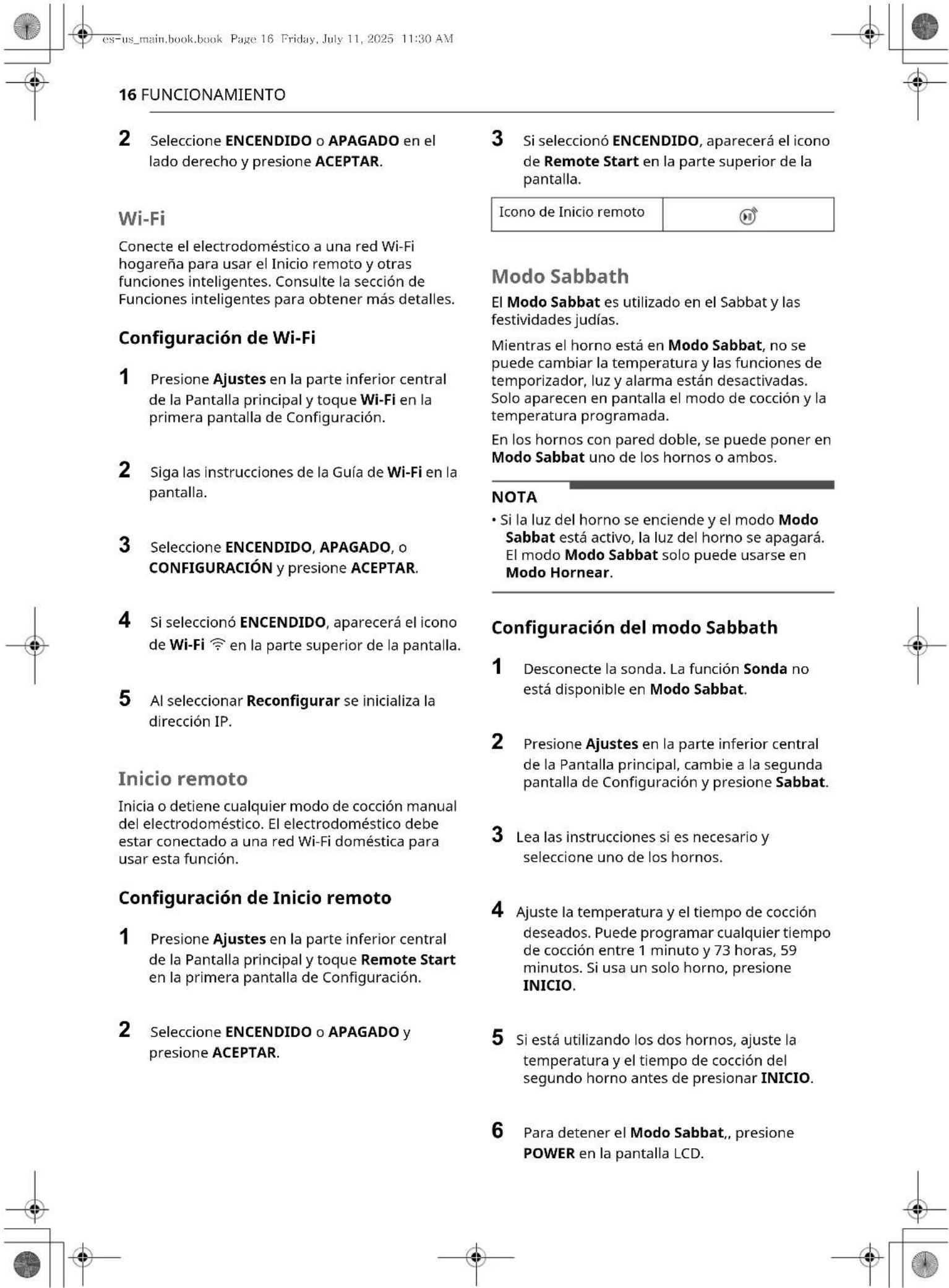 SKS SKSDV3012MT - Configuración de recomendación de menu - 4