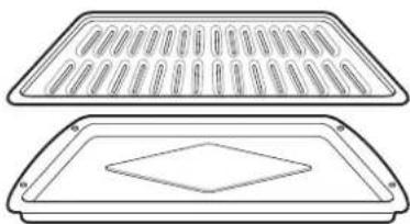SKS SKSDV3012MT - Lèchefrite et grill - 1