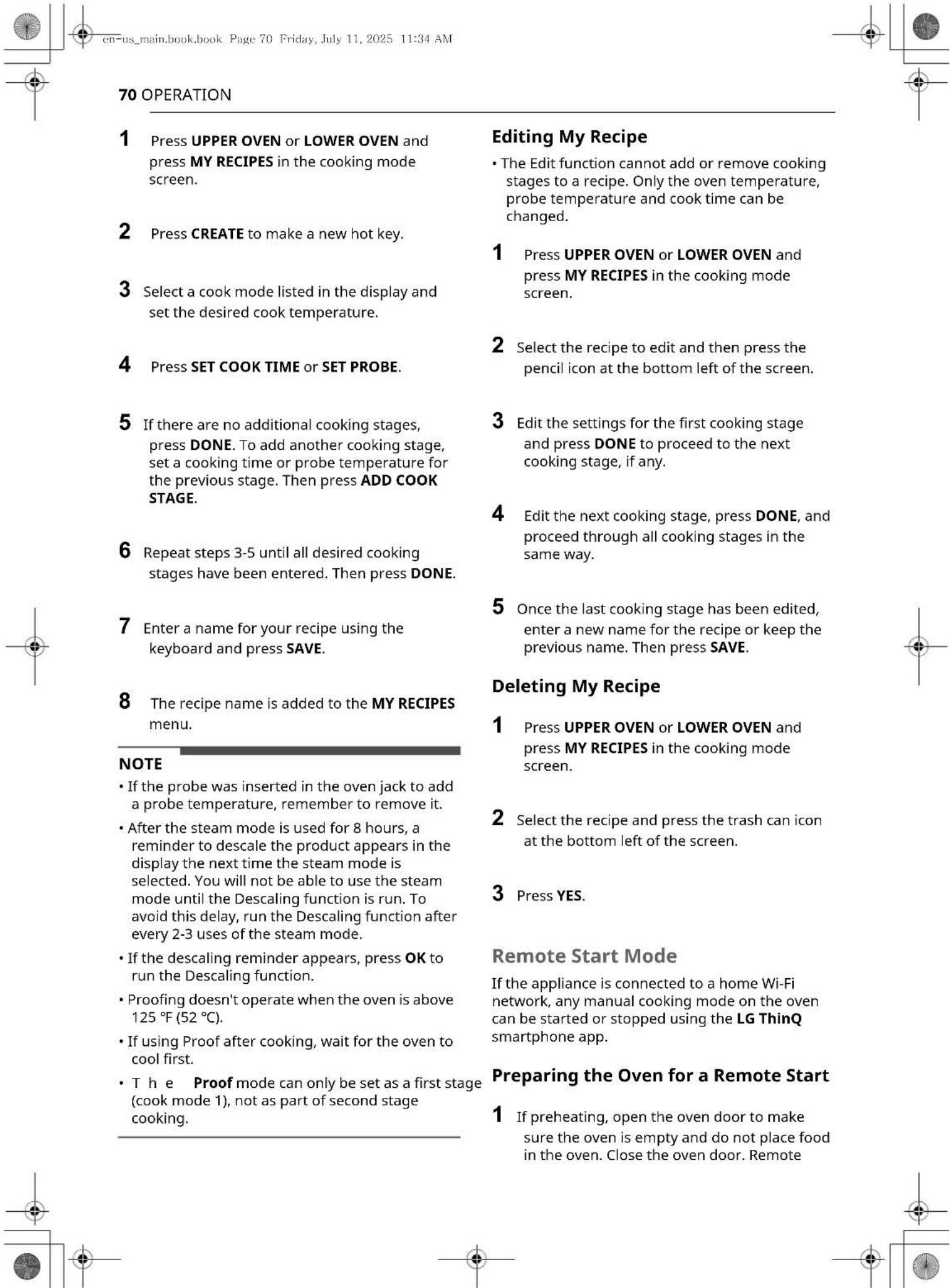 SKS SKSDV3012MT - Creating My Recipe - 1