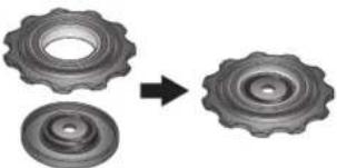 BBB RollerBoys 11T BDP-05 - BBB DERAILLEUR PULLEY /BPD-05 - 11