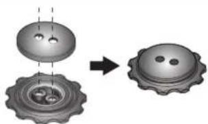 BBB RollerBoys 11T BDP-05 - BBB DERAILLEUR PULLEY /BPD-05 - 16