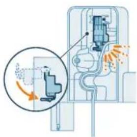 PHILIPS 7000 Series Aqua XC7167 - Instalarea suportului de perete - 3