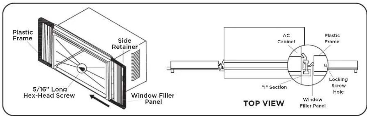 TCL TAW15CRW0W - Step 3: Top Angle Rail and Side Bracket Installation - 3