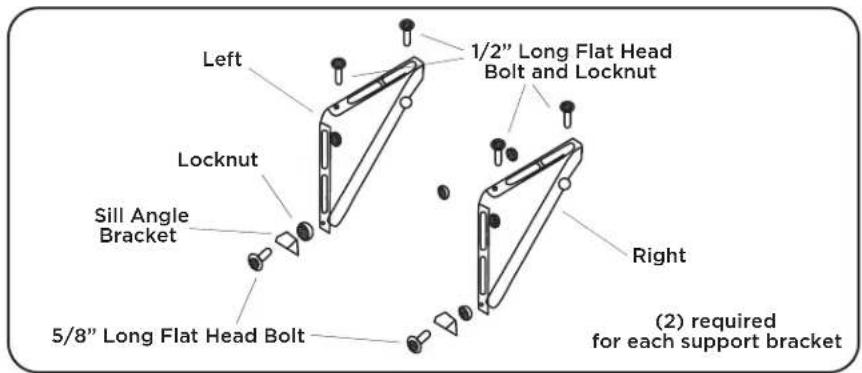 TCL TAW15CRW0W - Step 5: Install Support Brackets - 2