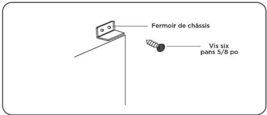 TCL TAW15CRW0W - Étape 7 : Installation du verrou de fenêtre et du joint de cadre - 2