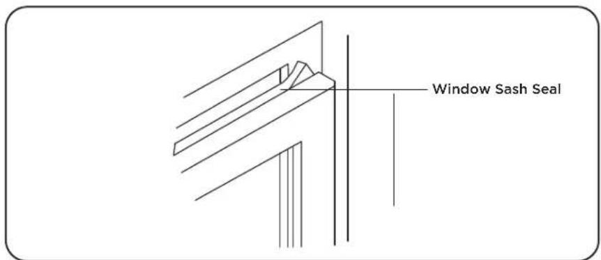 TCL TAW15CRW0W - Step 7: Install the Window Lock and Sash Seal - 1