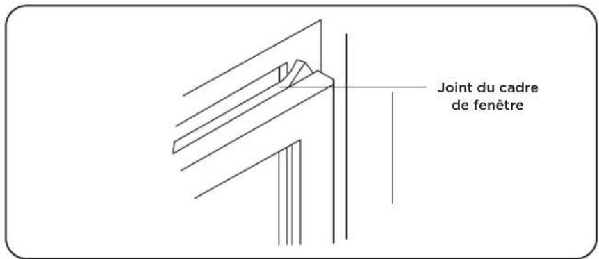 TCL TAW15CRW0W - Étape 7 : Installation du verrou de fenêtre et du joint de cadre - 1