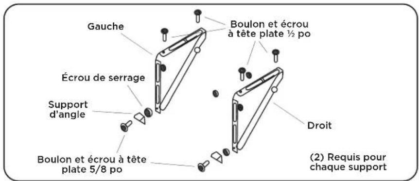 TCL TAW15CRW0W - Étape 5 : Installation des équerres de soutien - 2