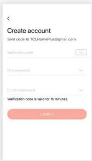 TCL W50D9P - Étape 2: Créer un compte - 3