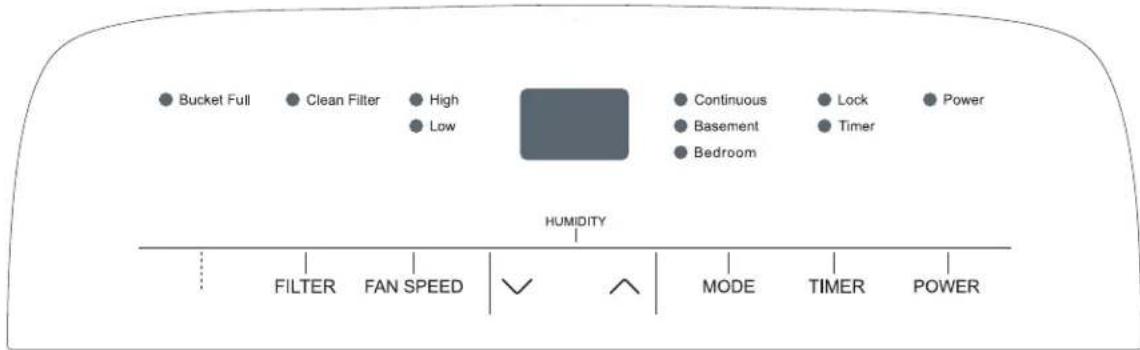 TCL W30D91 - Cómo controlar su deshumidificador - 1