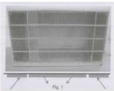 TCL TTW-12CR/UF - Grille d'admission double non-Frigidaire - 1