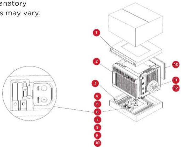 TCL H6W25W-CA - What's in the Box - 12
