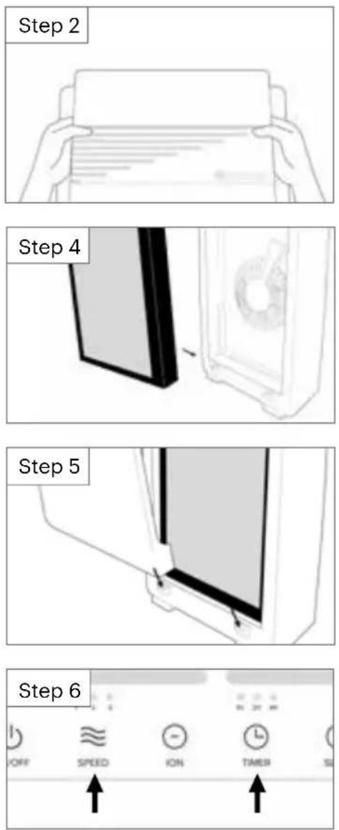 Brondell Horizon P200-W - Setting the Timer - 3