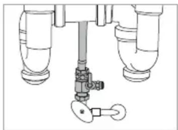 Brondell Capella RC250 - DO NOT INSTALL THE FILTER HEAD CONNECTION ASSEMBLY FURTHER THAN 12 FEET AWAY FROM EITHER THE WATER SUPPLY VALVE OR THE INDICATOR FAUCET. - 3