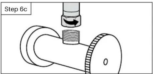 Brondell FreshSpa Thinline FSA-15 - Disconnect the hot water supply - 1