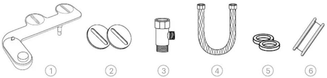 Brondell FreshSpa Thinline FSA-15 - Product Parts - 1
