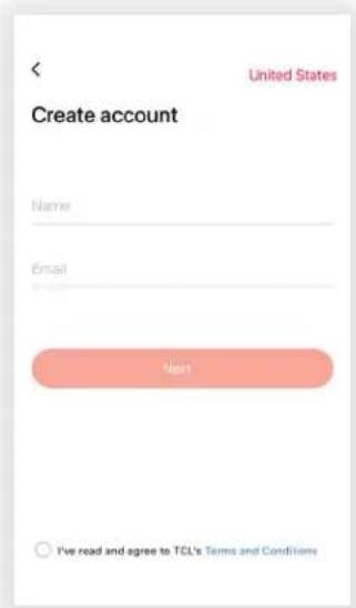 TCL H15W25W-CA - Step 2: Create an Account - 2
