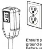TCL H15W25W-CA - Wiring Requirements Power Supply Cord - 1