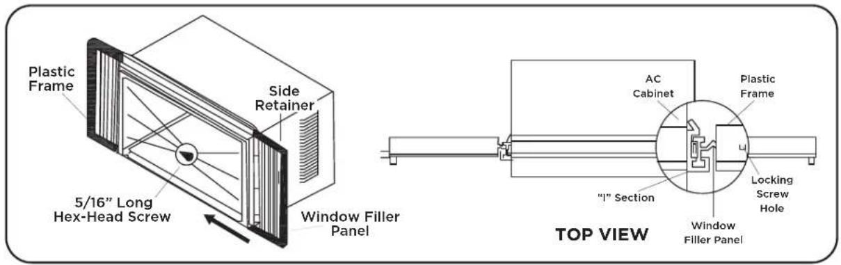 TCL H15W25W-CA - Step 3: Top Angle Rail and Side Bracket Installation - 3