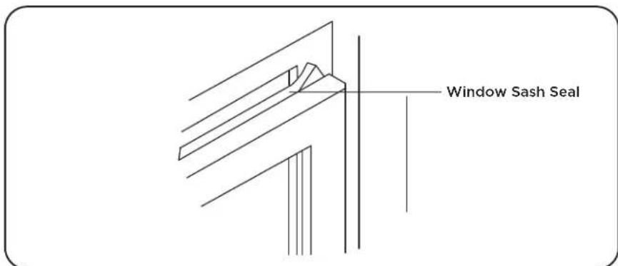 TCL H15W25W-CA - Step 7: Install the Window Lock and Sash Seal - 1