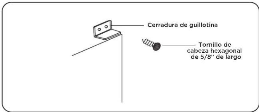 TCL H15W25W-CA - Paso 7: Instale el seguro de la ventana y el sello de la hoja - 2
