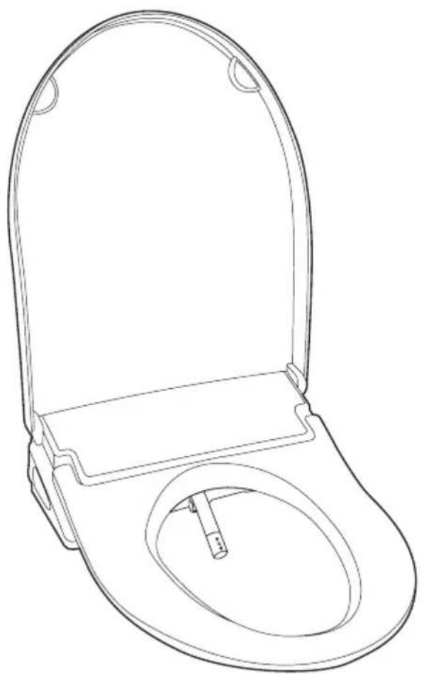 Brondell Swash Thinline LS1800 - Swash LS1800 Luxury Bidet Toilet Seat with Remote Control - 1