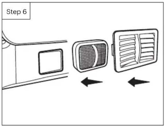 Brondell Swash Thinline LS1800 - Installing mounting plate - 3