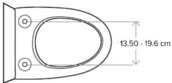 Brondell Swash Thinline LS1800 - Dimensiones del producto - 2