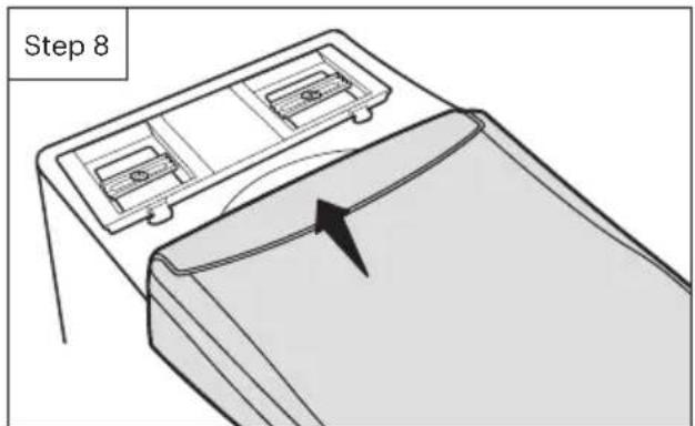 Brondell Swash Thinline LS1800 - Attach the bidet seat to the mounting plate - 1