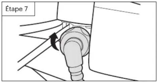 Brondell Swash Thinline LS1800 - Raccordez le tuyau du bidet au siège - 1