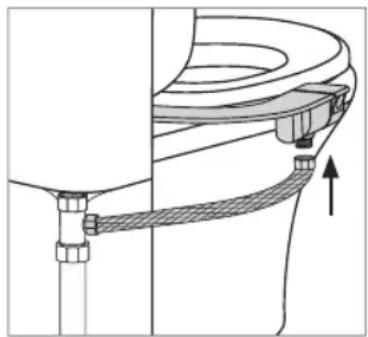 Brondell SimpleSpa Thinline SS-150 - Installing the Bidet Attachment - 1
