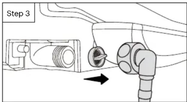 Brondell Swash Thinline T66 - Cleaning the mesh filter - 1