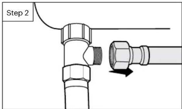 Brondell Swash Thinline T66 - External Bidet Filter Installation (optional, not included) - 1