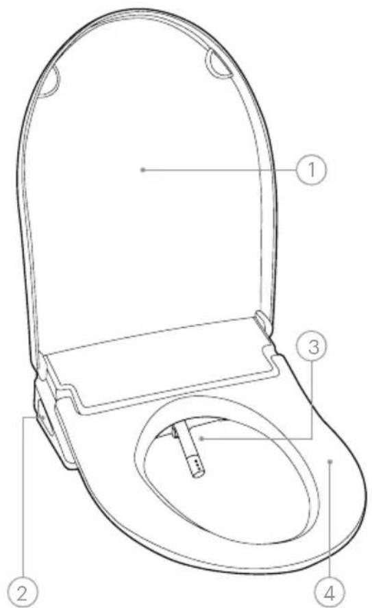 Brondell Swash Thinline T66 - Product Parts - 1