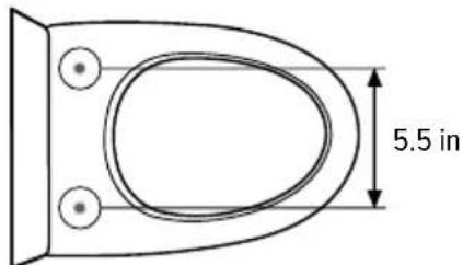 Brondell Swash SE600 - Product Dimensions - 3