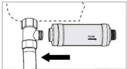 Brondell Swash SE600 - External Bidet Filter Installation - 2