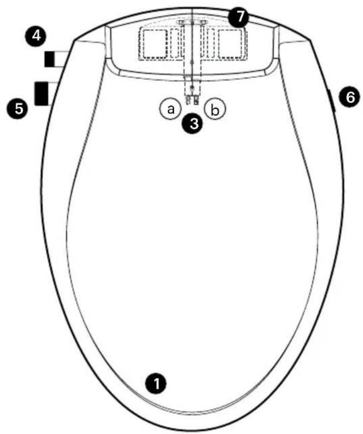Brondell Swash EcoSeat S101 - PARTES DEL PRODUCTO - 1