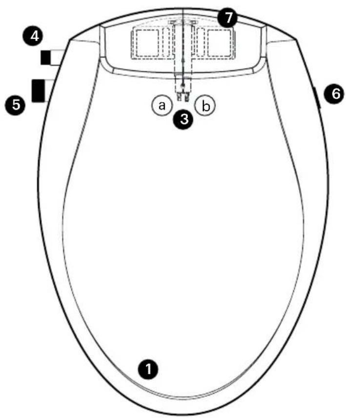 Brondell Swash EcoSeat S101 - PRODUCT PARTS - 1