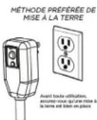 TCL H8W25W-CA - Exigences en câblage Cordon d'alimentation - 1