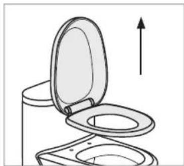 Brondell SimpleSpa Thinline SS-250 - Raccordez la valve en t 7/8" (2,2 cm) à l'arrivée d'eau et à la valve de remplissage d'eau sous le réservoir des toilettes - 1