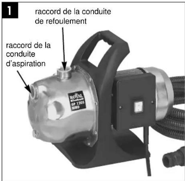 EINHELL GP Jet 1202 Niro - Conduite d'aspiration - 1