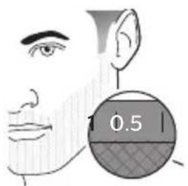 PHILIPS BT3205 - Corte con la posición "aspecto de barba de dos días" - 1