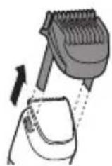 PHILIPS BT3205 - Tenha cuidado quando estiver a aparar sem o pente, visto que a unidade de corte remove todos os pelos em que toca. - 3