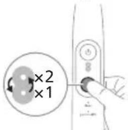 PHILIPS Sonicare ProtectiveClean 4100 HX4044 - Inställning av intensiteten - 2