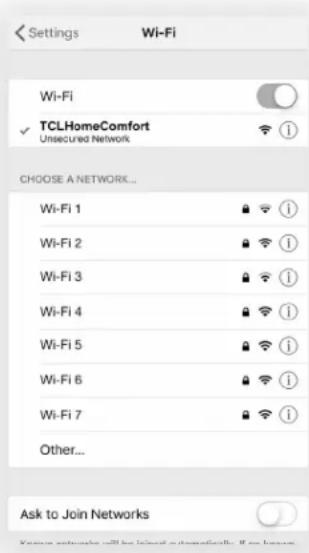 TCL TAW08CRNW0N - Añada la unidad de A/C a la red inalámbrica utilizando el "Modo AP". - 4