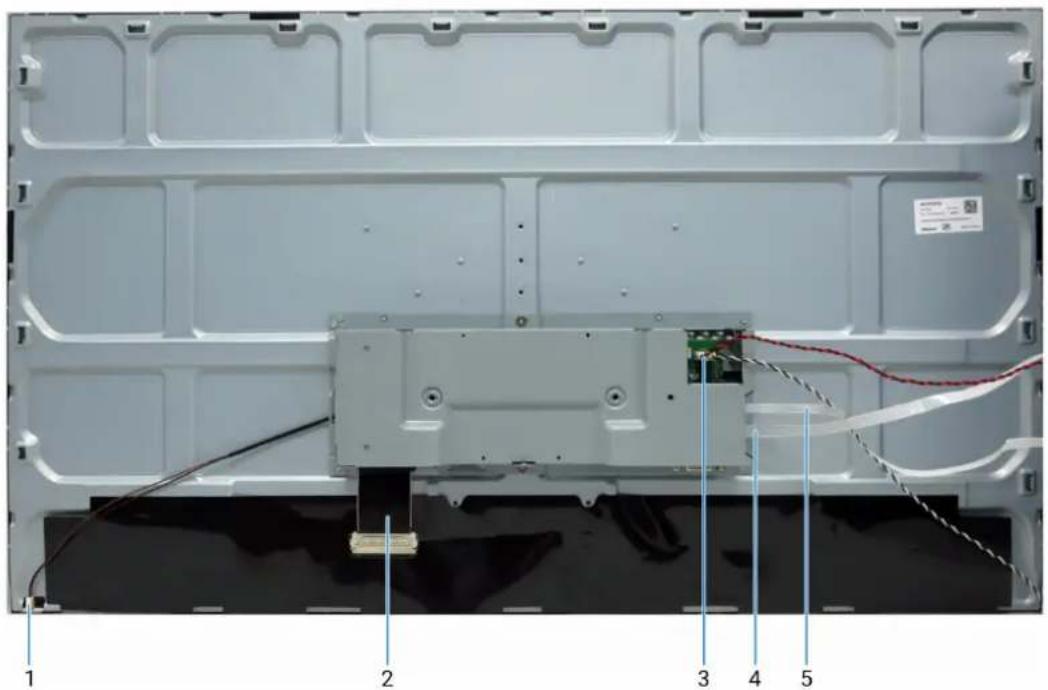 DELL Pro 27 E2726HS - Diagramme de connectivité du câblage - 1
