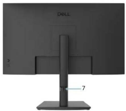 DELL Pro 27 E2726HS - Vue de derrière - 2