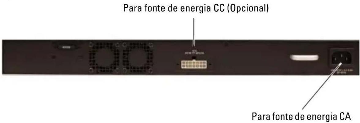 DELL N1548 - Conexão de energia AC e DC - 1
